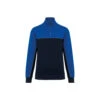 Sweat-shirt écoresponsable à Col Zippé WK. Designed To Work -Vêtements Travail Série sweat shirt ecoresponsable a col zippe wk designed to work face bleu 1