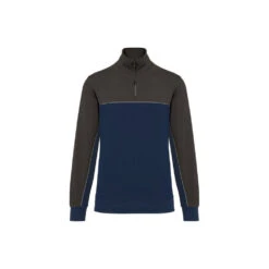 Sweat-shirt écoresponsable à Col Zippé WK. Designed To Work 23 Sweat-shirt écoresponsable à Col Zippé WK. Designed To Work -Vêtements Travail Série sweat shirt ecoresponsable a col zippe wk designed to work face gris 1