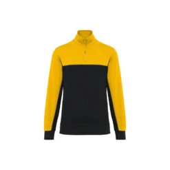 Sweat-shirt écoresponsable à Col Zippé WK. Designed To Work 26 Sweat-shirt écoresponsable à Col Zippé WK. Designed To Work -Vêtements Travail Série sweat shirt ecoresponsable a col zippe wk designed to work face jaune 1