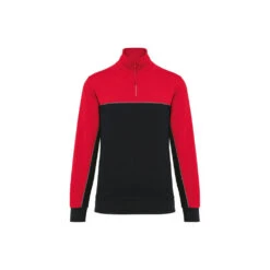 Sweat-shirt écoresponsable à Col Zippé WK. Designed To Work 32 Sweat-shirt écoresponsable à Col Zippé WK. Designed To Work -Vêtements Travail Série sweat shirt ecoresponsable a col zippe wk designed to work face rouge 1