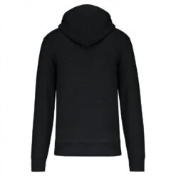 Sweat-shirt écoresponsable Végan Zippé à Capuche Kariban -Vêtements Travail Série sweat shirt ecoresponsable vegan zippe a capuche kariban noir dos
