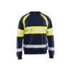Sweat-shirt Haut Visibilité Blaklader -Vêtements Travail Série sweat shirt haut visibilite blaklader jaune marine