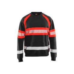 Sweat-shirt Haut Visibilité Blaklader -Vêtements Travail Série sweat shirt haut visibilite blaklader noir rouge