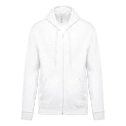 Sweat-shirt Zippé Capuche Kariban -Vêtements Travail Série sweat shirt zippe capuche kariban blanc face 1 8