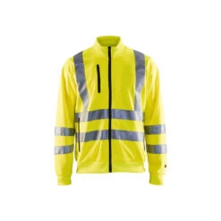 Sweat Zippé Haute Visibilité Blaklader Col Officier