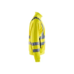 Sweat Zippé Haute Visibilité Blaklader Col Officier -Vêtements Travail Série sweat zippe haute visibilite blaklader jaune cote