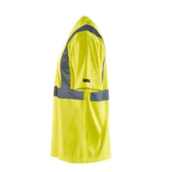 T-shirt Haute Visibilité Blaklader Col V 100% Polyester 17 T-shirt Haute Visibilité Blaklader Col V 100% Polyester -Vêtements Travail Série t shirt col v haute visibilite blaklader jaune cote 2 1