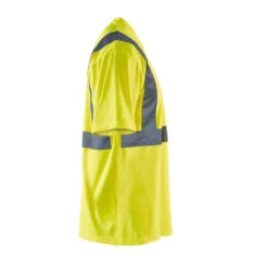 T-shirt Haute Visibilité Blaklader Col V 100% Polyester 16 T-shirt Haute Visibilité Blaklader Col V 100% Polyester -Vêtements Travail Série t shirt col v haute visibilite blaklader jaune cote 1