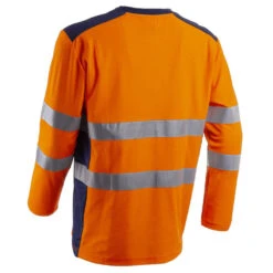 T-shirt De Travail Haute Visibilité HV Anti-UV Coverguard RIKKA -Vêtements Travail Série t shirt de travail haute visibilite hv anti uv coverguard rikka orange dos