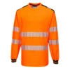T-Shirt De Travail Manches Longues Haute Visibilité Bicolore Portwest PW3 1 T-Shirt De Travail Manches Longues Haute Visibilité Bicolore Portwest PW3 -Vêtements Travail Série t shirt de travail manches longues haute visibilite portwest pw3 orange noir