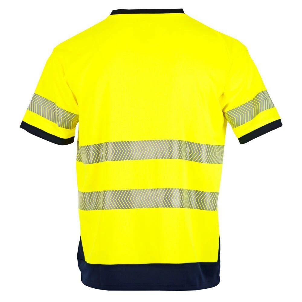 T-shirt Haute Visibilité Bicolore Manches Courtes Anti-UV LMA HALOGENE 4 T-shirt Haute Visibilité Bicolore Manches Courtes Anti-UV LMA HALOGENE – Image 2