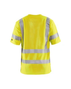 T-shirt Haute Visibilité Anti-uv Blaklader Classe 3 11 T-shirt Haute Visibilité Anti-uv Blaklader Classe 3 -Vêtements Travail Série t shirt haute visibilite anti uv blaklader jaune dos