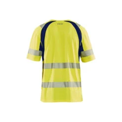 T-shirt Haute Visibilité Anti-UV Blaklader 19 T-shirt Haute Visibilité Anti-UV Blaklader -Vêtements Travail Série t shirt haute visibilite anti uv blaklader jaune marine dos