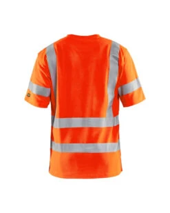 T-shirt Haute Visibilité Anti-uv Blaklader Classe 3 15 T-shirt Haute Visibilité Anti-uv Blaklader Classe 3 -Vêtements Travail Série t shirt haute visibilite anti uv blaklader orange dos