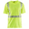 T-shirt Haute Visibilité Blaklader Col V 100% Polyester Anti-odeur -Vêtements Travail Série t shirt haute visibilite blaklader jaune