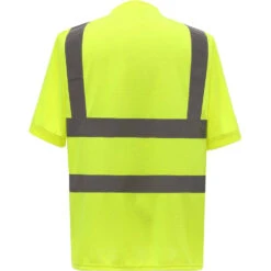 T-shirt Manches Courtes Haute Visibilité Yoko -Vêtements Travail Série t shirt manches courtes haute visibilite yoko jaune dos