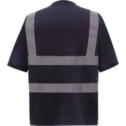 T-shirt Manches Courtes Haute Visibilité Yoko -Vêtements Travail Série t shirt manches courtes haute visibilite yoko navy dos