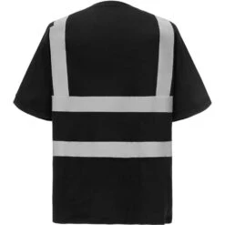 T-shirt Manches Courtes Haute Visibilité Yoko -Vêtements Travail Série t shirt manches courtes haute visibilite yoko noir dos