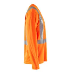 T-shirt Manches Longues Haute Visibilité Blaklader Anti-uv Et Odeur Classe 2 20 T-shirt Manches Longues Haute Visibilité Blaklader Anti-uv Et Odeur Classe 2 -Vêtements Travail Série t shirt manches longues haute visibilite anti uv et odeur blaklader orange cote