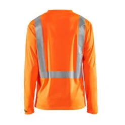 T-shirt Manches Longues Haute Visibilité Blaklader Anti-uv Et Odeur Classe 2 19 T-shirt Manches Longues Haute Visibilité Blaklader Anti-uv Et Odeur Classe 2 -Vêtements Travail Série t shirt manches longues haute visibilite anti uv et odeur blaklader orange dos