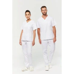 Tunique à Manches Courtes En Coton WK. Designed To Work -Vêtements Travail Série tunique a manches courtes en coton wk designed to work action