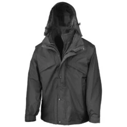 Veste 3 En 1 Imperméable Doublée En Polaire Zip&clip Result
