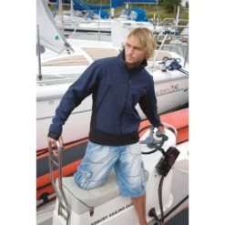 Veste D'activité Softshell Result -Vêtements Travail Série veste d activite softshell result navy mannequin