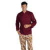 Veste De Cuisine Bordeaux Isacco