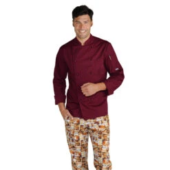Veste De Cuisine Bordeaux Isacco
