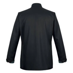 Veste De Cuisine écologique Manches Longues ROBUR DUNES -Vêtements Travail Série veste de cuisine ecologique manches longues homme robur dunes ml noir dos