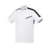 Veste De Cuisine Mixte Manches Courtes Robur Vemax Respirante 2 Veste De Cuisine Mixte Manches Courtes Robur Vemax Respirante -Vêtements Travail Série veste de cuisine mixte manches courtes robur vemax anti bacterienne blanc