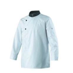 Veste De Cuisine Mixte Manches Longues Robur Académie 7 Veste De Cuisine Mixte Manches Longues Robur Académie -Vêtements Travail Série veste de cuisine mixte manches longues robur academie blanc gris