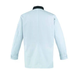 Veste De Cuisine Mixte Manches Longues Robur Académie 6 Veste De Cuisine Mixte Manches Longues Robur Académie -Vêtements Travail Série veste de cuisine mixte manches longues robur academie blanc noir dos
