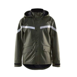 Veste De Pluie Blaklader Imperméable Et Coupe-vent -Vêtements Travail Série veste de pluie blaklader vert armee