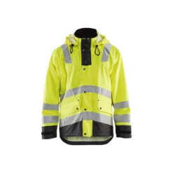 Veste De Pluie étanche Blaklader Haute Visibilité -Vêtements Travail Série veste de pluie etanche blaklader haute visibilite jaune noir