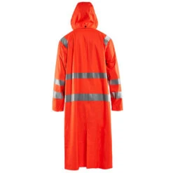 Manteau De Pluie Imperméable Blaklader Haute Visibilité Classe 3 31 Manteau De Pluie Imperméable Blaklader Haute Visibilité Classe 3 -Vêtements Travail Série veste de pluie haute visibilite homme blaklader orange dos 1