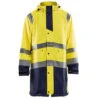 Manteau De Pluie Imperméable Blaklader Haute Visibilité -Vêtements Travail Série veste de pluie haute visibilite niveau 1 homme blaklader jaune marine