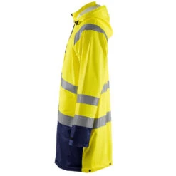 Manteau De Pluie Imperméable Blaklader Haute Visibilité -Vêtements Travail Série veste de pluie haute visibilite niveau 1 homme blaklader jaune marine cote2