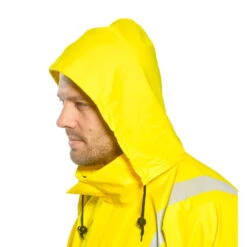 Veste De Pluie Haute Visibilité Multi Risques Portwest SEALTEX -Vêtements Travail Série veste de pluie haute visibilite portwest sealtex jaune capuche relevee