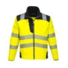 Veste De Pluie Softshell Haute Visibilité Portwest VISION -Vêtements Travail Série veste de pluie softshell haute visibilite portwest vision jaune noir