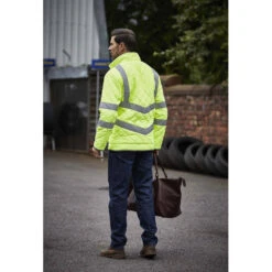 Veste De Travail Haute Visibilité Déperlante Hiver Yoko Kensington -Vêtements Travail Série veste de travail haute visibilite deperlante hiver yoko kensington jaune 1