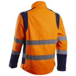 Veste De Travail Haute Visibilité HV Stretch Multipoches Coverguard HIBANA -Vêtements Travail Série veste de travail haute visibilite multipoches coverguard hibana orange dos