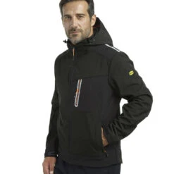 Veste De Travail Softshell CARBON TECH Diadora 25 Veste De Travail Softshell CARBON TECH Diadora -Vêtements Travail Série veste de travail softshell carbon tech diadora vert action1