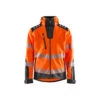 Veste De Travail Softshell Haute-visibilité Stretch Blaklader -Vêtements Travail Série veste de travail softshell haute visibilite stretch blaklader orange gris