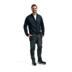 Veste Hiver Blaklader Doublée Moumoute -Vêtements Travail Série veste doublee moumoute blaklader marine porte