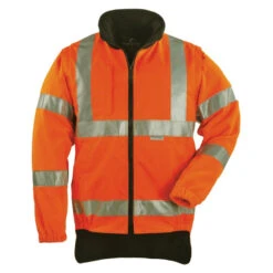 Veste Haute Visibilité 2 En 1 Doublée Polaire Manches Amovibles Coverguard Hi-Aay 7 Veste Haute Visibilité 2 En 1 Doublée Polaire Manches Amovibles Coverguard Hi-Aay -Vêtements Travail Série veste haute visibilite doublee polaire coverguard hi way orange