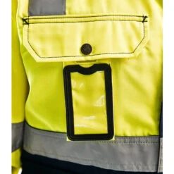 Veste Haute Visibilité Blaklader Bicolore Poche Badge 21 Veste Haute Visibilité Blaklader Bicolore Poche Badge -Vêtements Travail Série veste haute visibilite homme blaklader jaune marine detail1 2