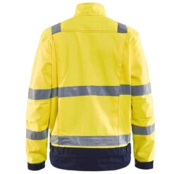 Veste Haute Visibilité Blaklader Bicolore Poche Badge 18 Veste Haute Visibilité Blaklader Bicolore Poche Badge -Vêtements Travail Série veste haute visibilite homme blaklader jaune marine dos 2