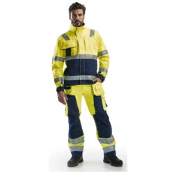 Veste Haute Visibilité Blaklader Light Weight -Vêtements Travail Série veste haute visibilite homme blaklader jaune marine porte