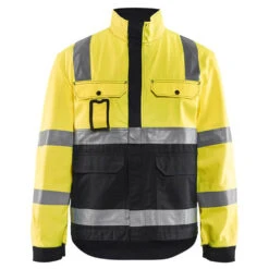 Veste Haute Visibilité Blaklader Bicolore Poche Badge 24 Veste Haute Visibilité Blaklader Bicolore Poche Badge -Vêtements Travail Série veste haute visibilite homme blaklader jaune noir 1